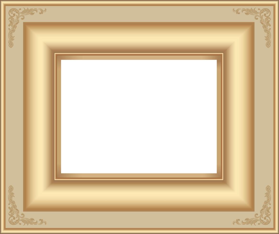 Picture Frame Isolate on White background ,Vector EPS10 illustration vector