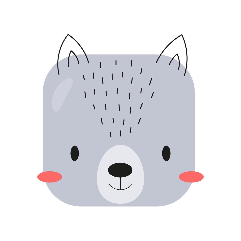 cara de dibujos animados de animales de bosque cuadrado. lobo icono lindo. ilustración vectorial 7793859 Vector en Vecteezy cara de dibujos animados de animales de bosque cuadrado. lobo icono lindo. ilustración vectorial 7793859 Vector en Vecteezy
