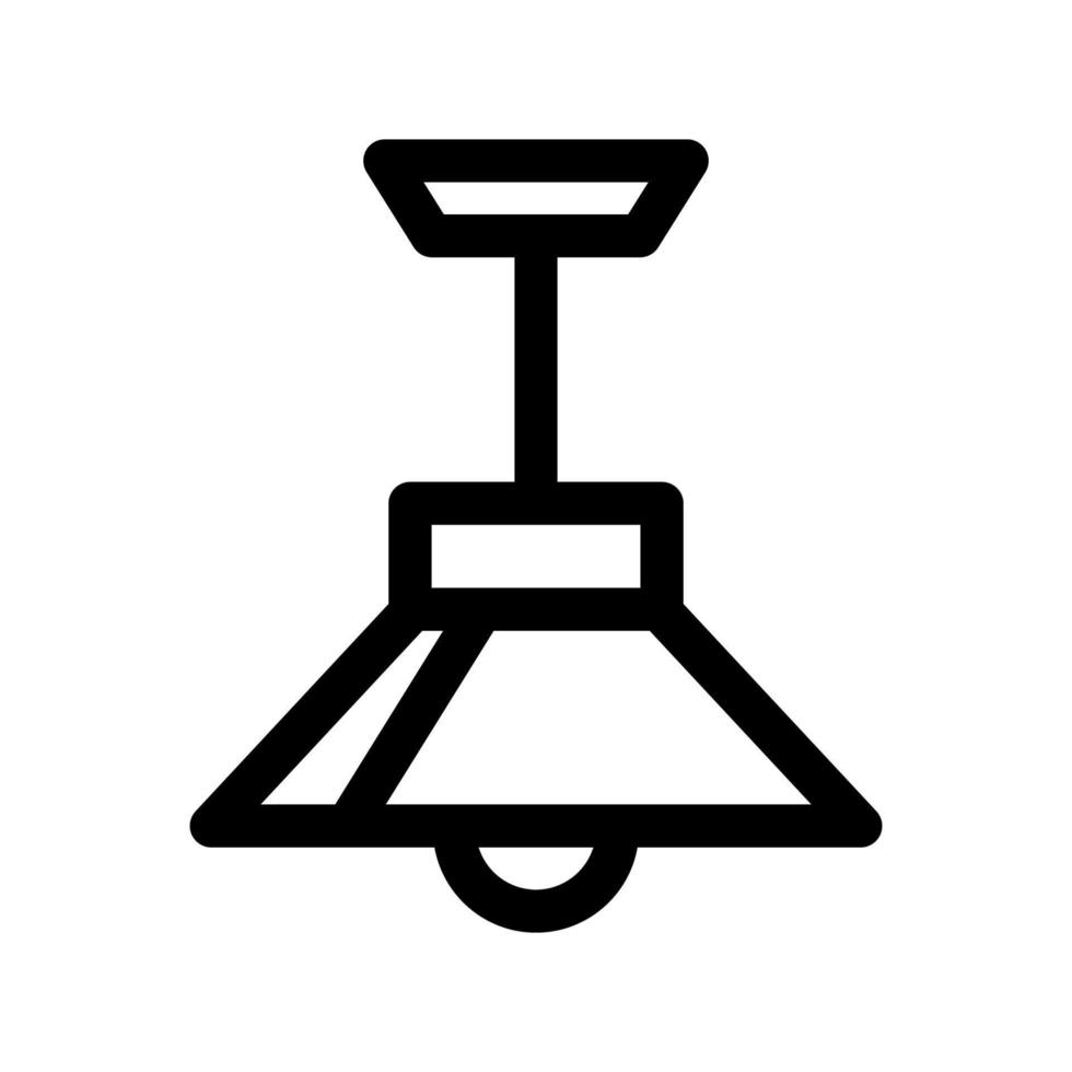 Hanging Lamp icon vector