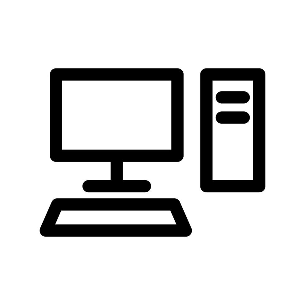 Illustration Vector Graphic of PC Icon