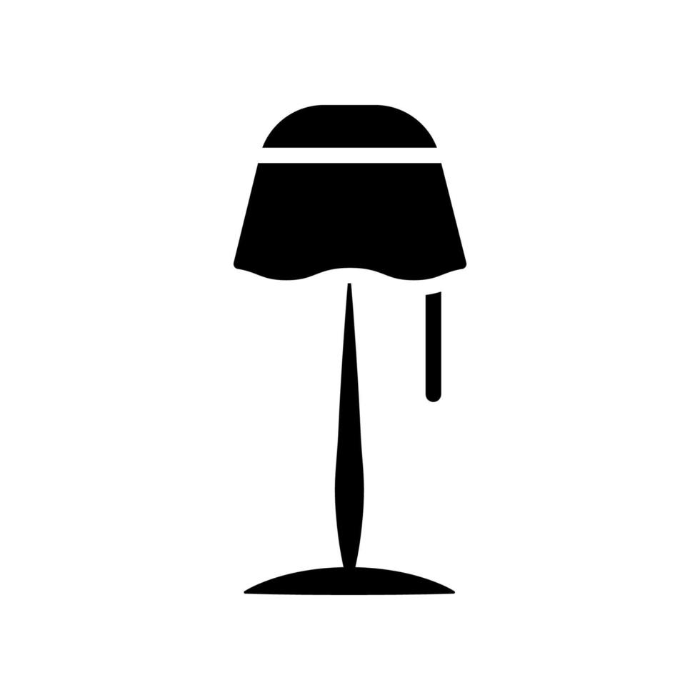Illustration Vector Graphic of Stand Lamp Icon