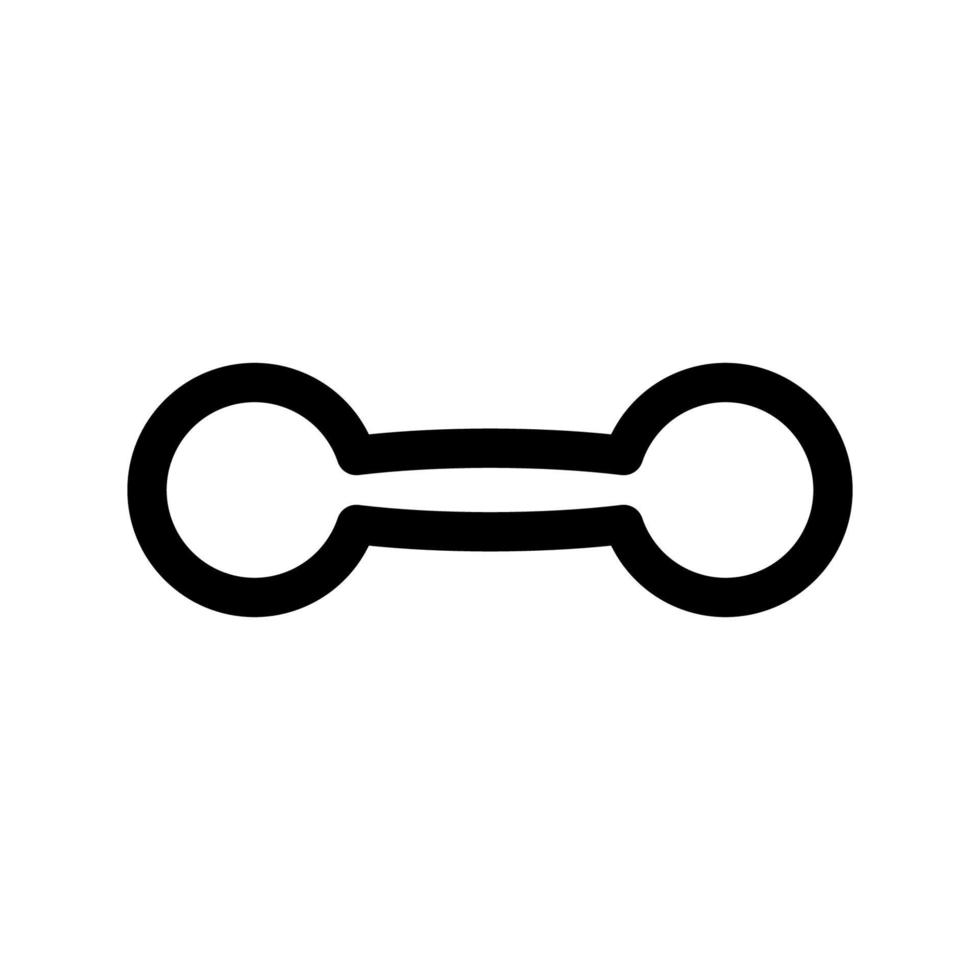 Dumbbell icon template vector