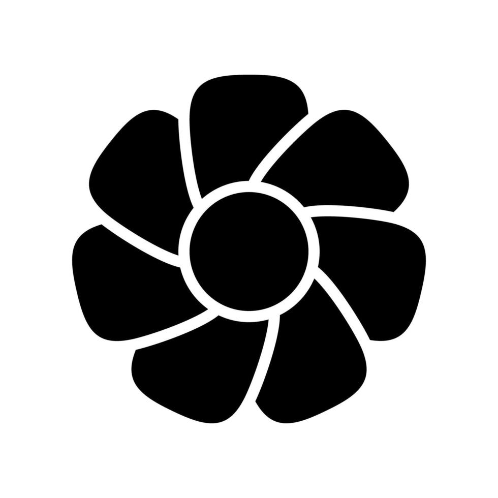 flower icon template vector