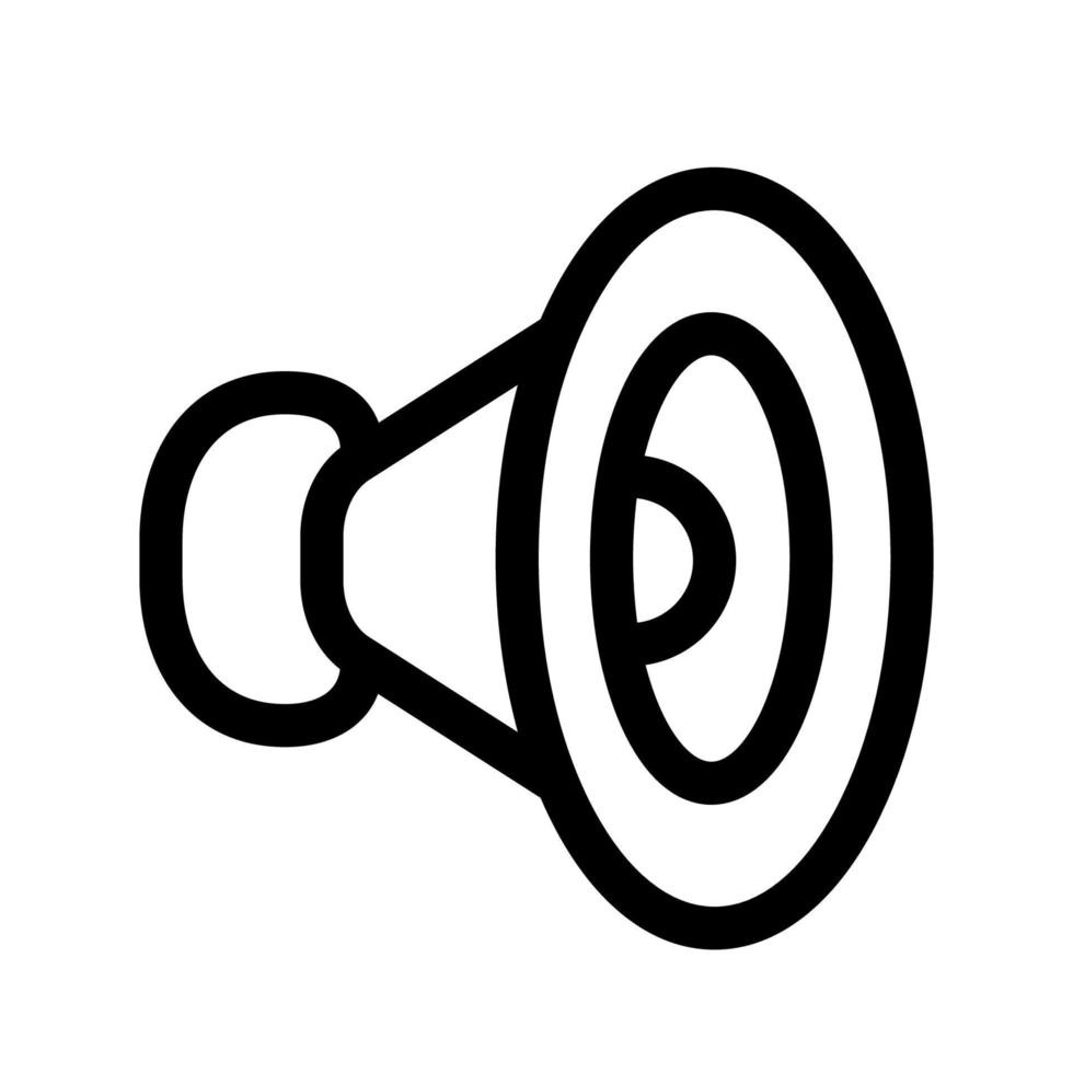Illustration Vector Graphic of Loudspeaker Icon