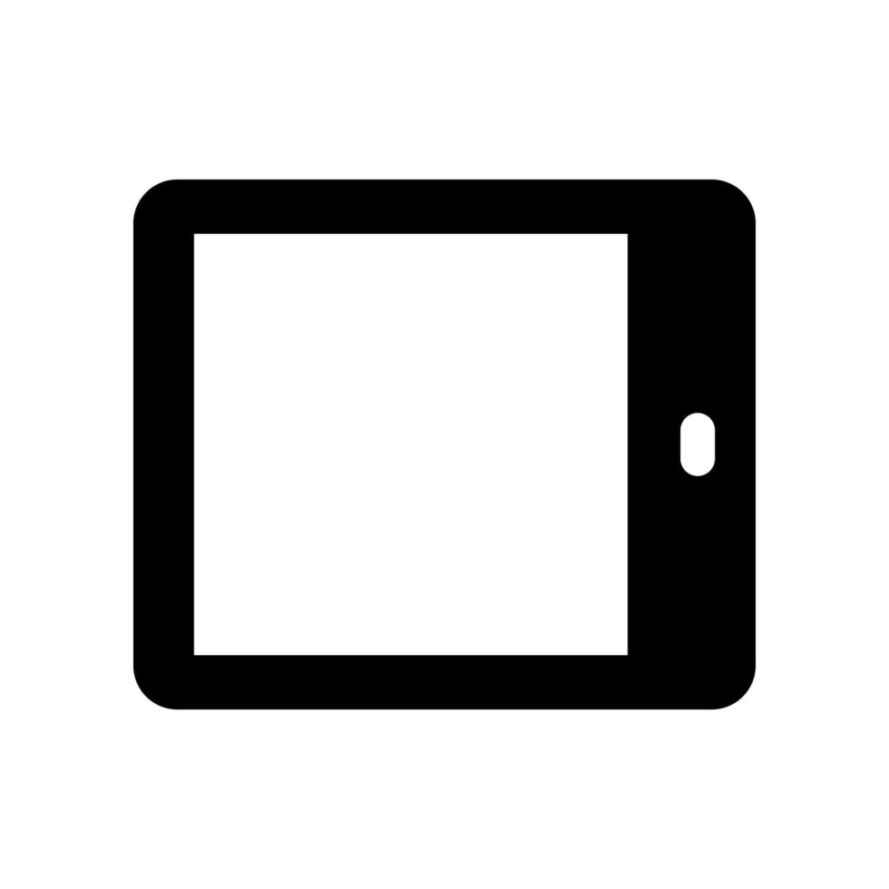 Illustration Vector Graphic of Tablet PC Icon