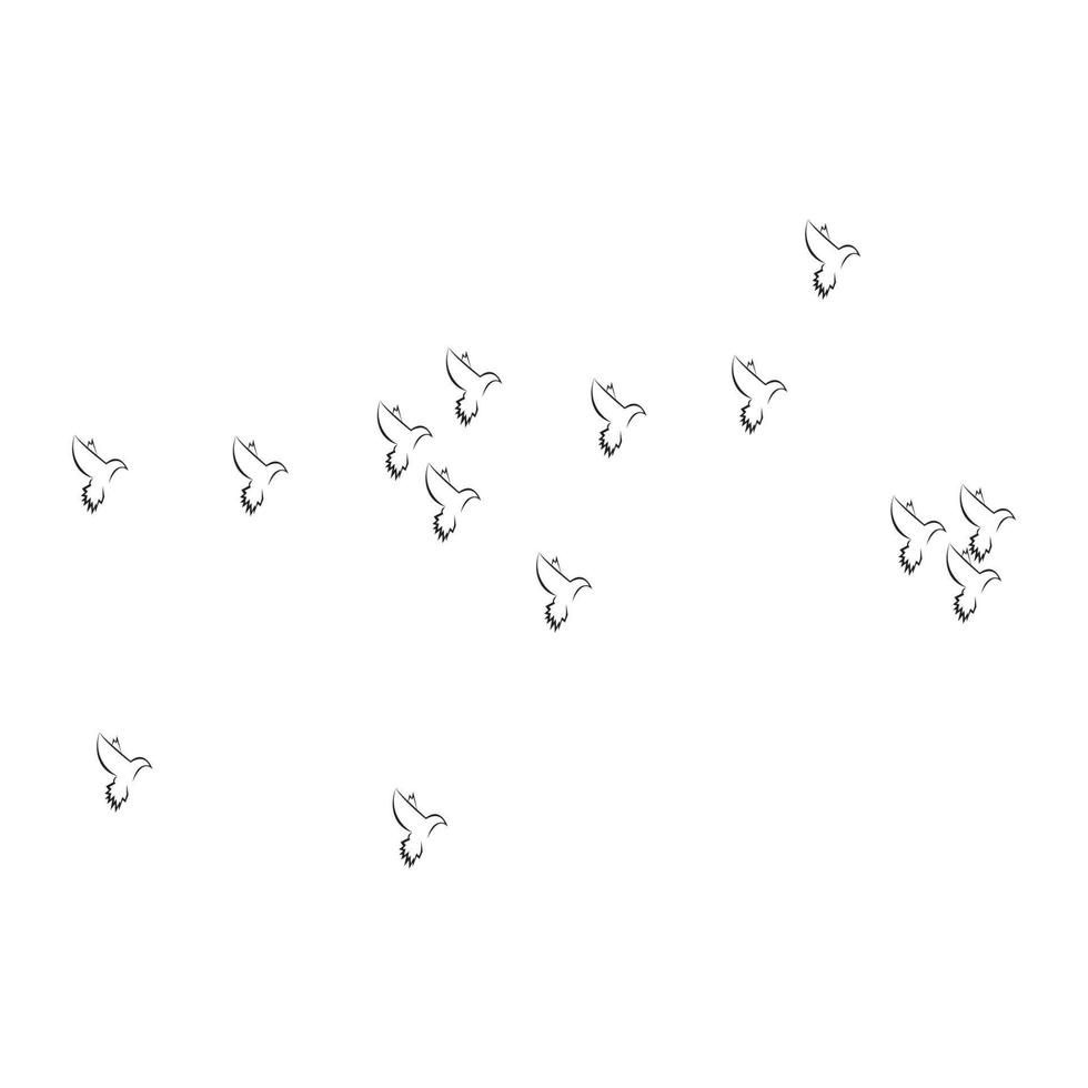 logotipo de fondo de paloma vector