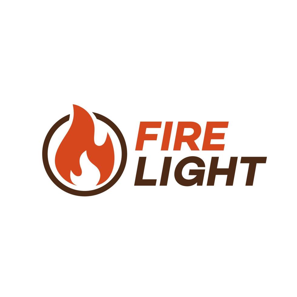 Fire logo design inspiration, bio gas logo design vector illustration isolated on white background