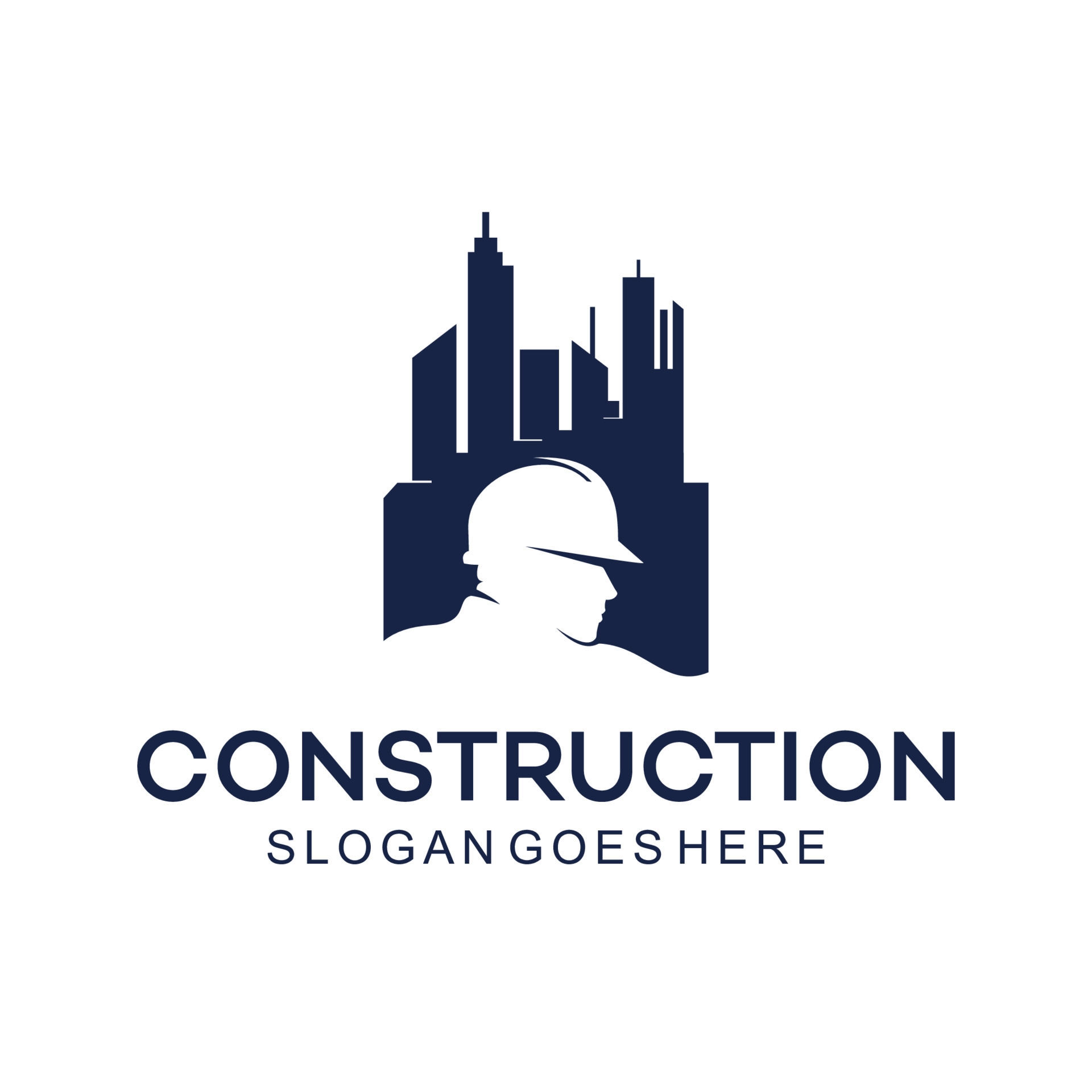 Construction logo template, suitable for construction company ...