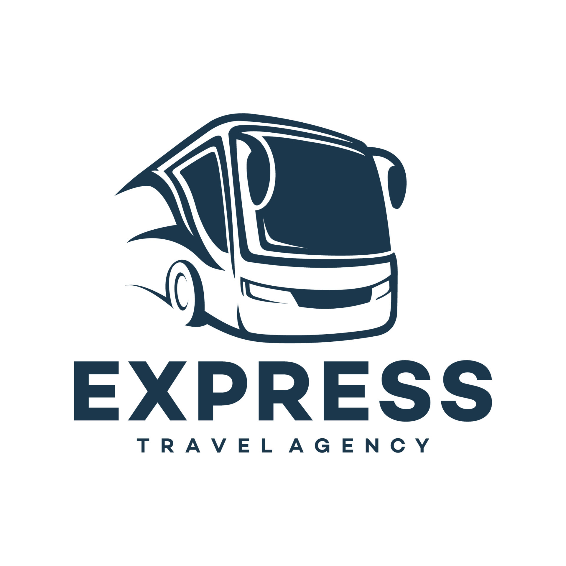 bus travel agency logo