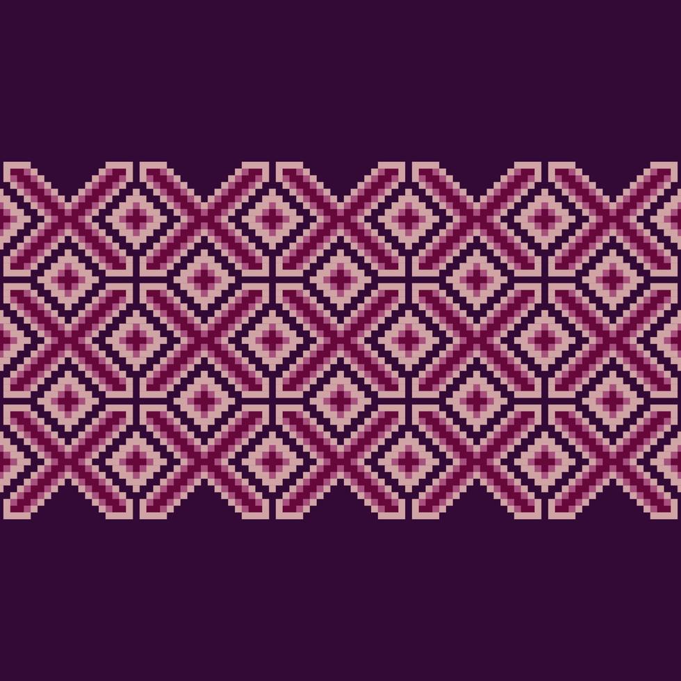 patrón de bordado inspirado sin costuras, diseño de ornamentales de tela de costura horizontal vectorial para ropa de moda, tela, textil, fondo de decoración. vector