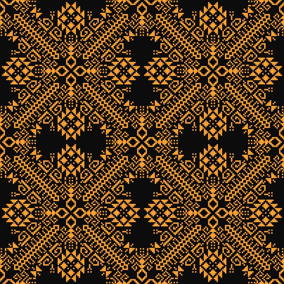 Seamless square ethnic pattern, Vector embroidery inspired design for fashion clothes, textile, fabric, decoration background.