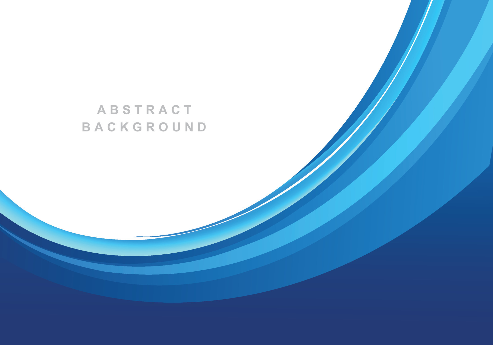 Abstract blue smooth flowing elegant wave background 7795574 Vector Art