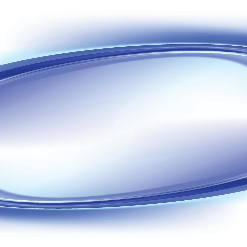 Abstract blue business flowing wave background vector