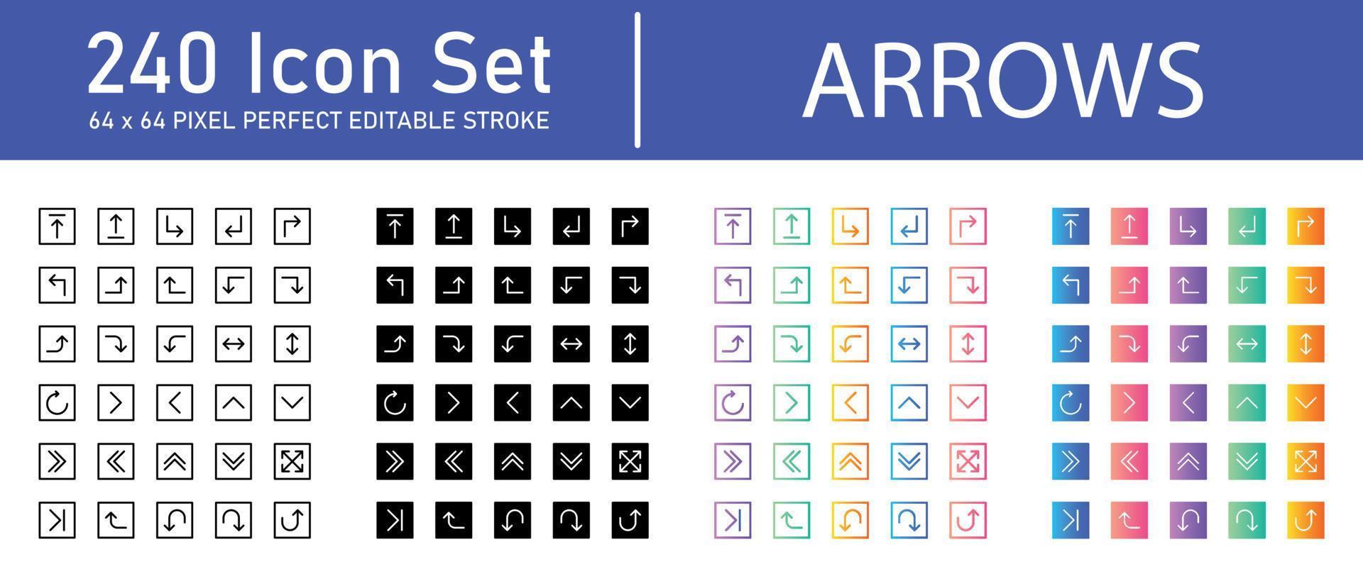 Arrows Icon Pack vector