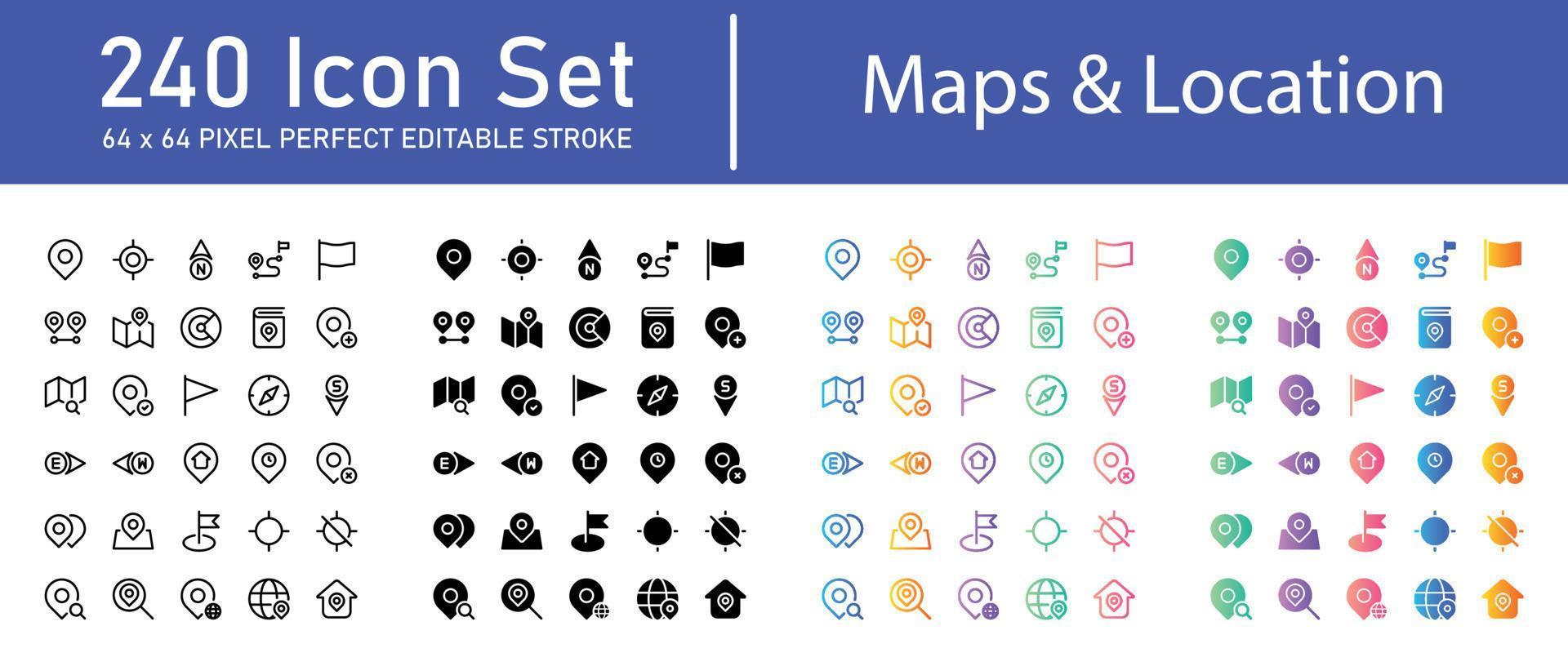 Maps and Location vector