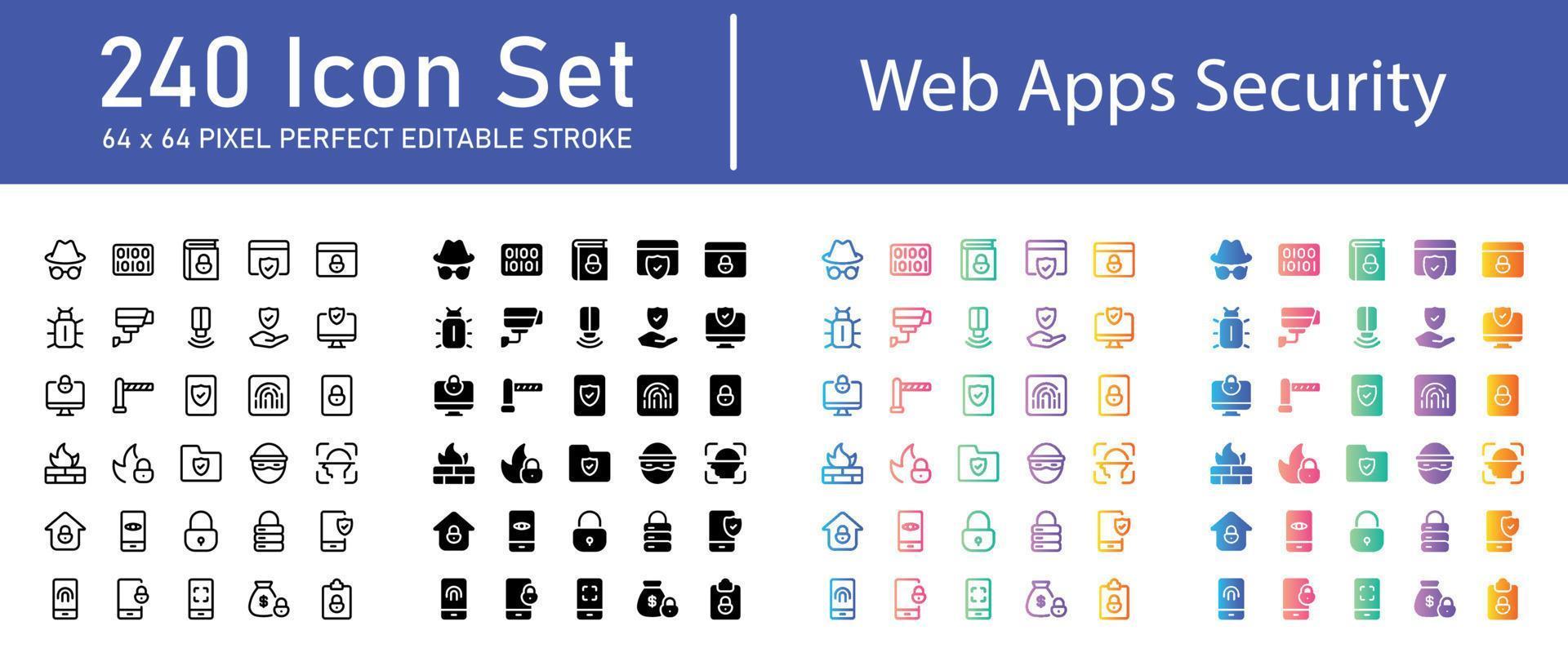 Web Apps Security vector