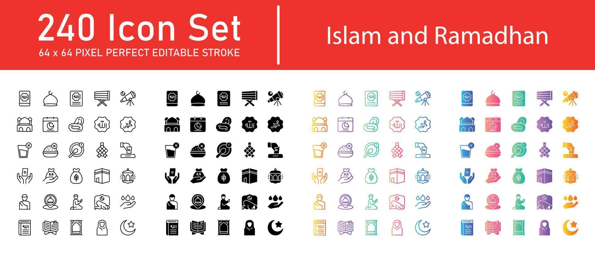 Islam and Ramadhan vector