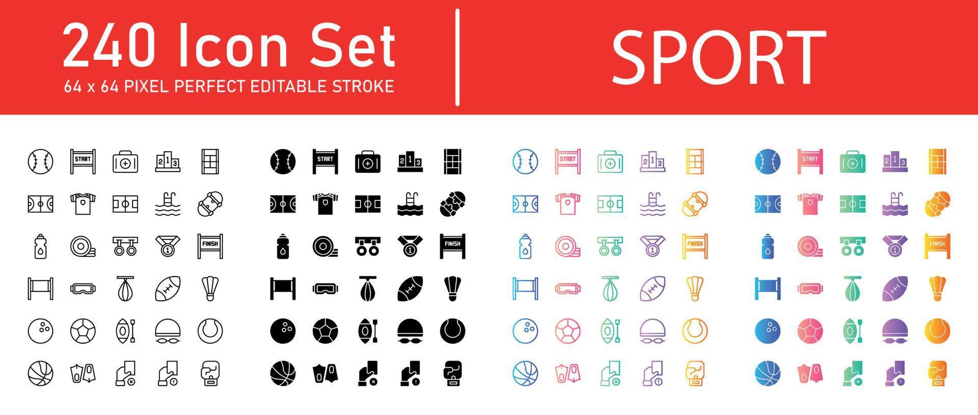 Sport Icon Pack vector
