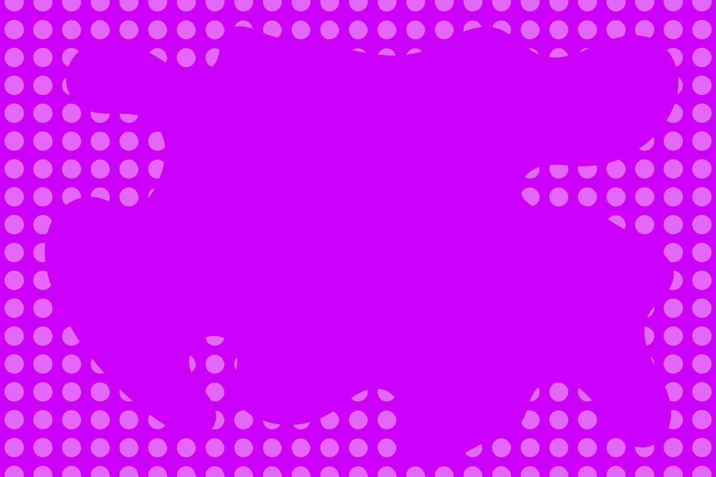 Pretty light purple background with a bubble pattern on the edges vector