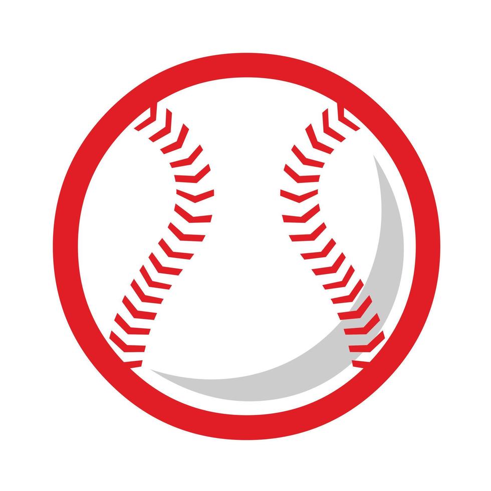 vector de pelota de béisbol premium eps aislado sobre fondo blanco