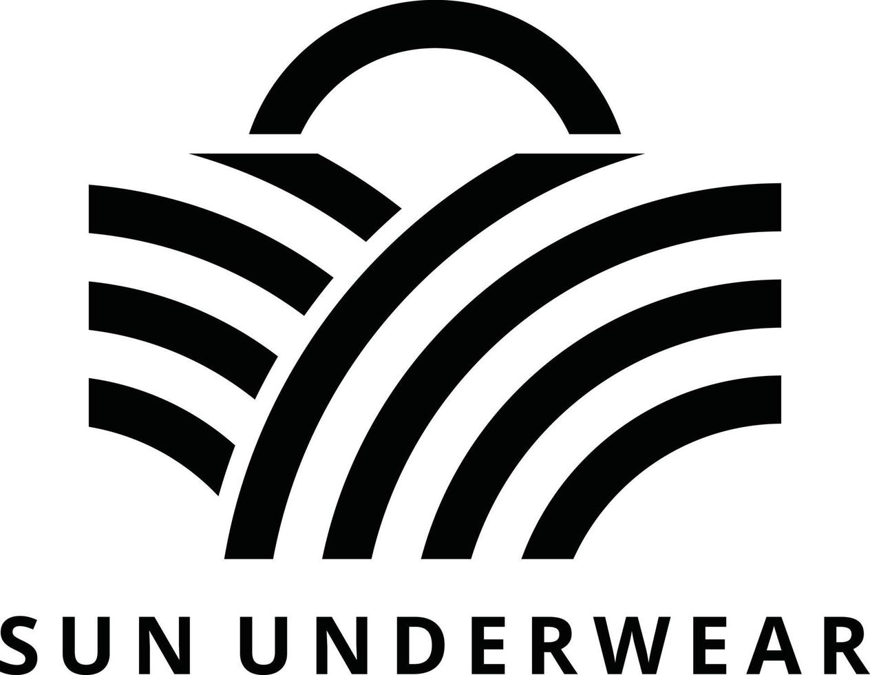 Underwear Logo Simple vector