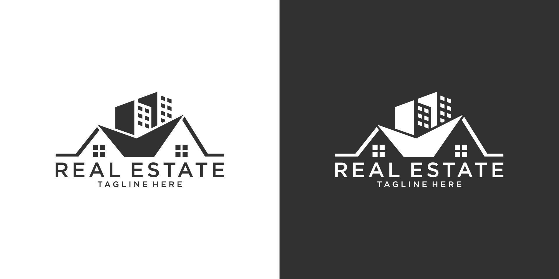 Roof and home logo vector design concept.