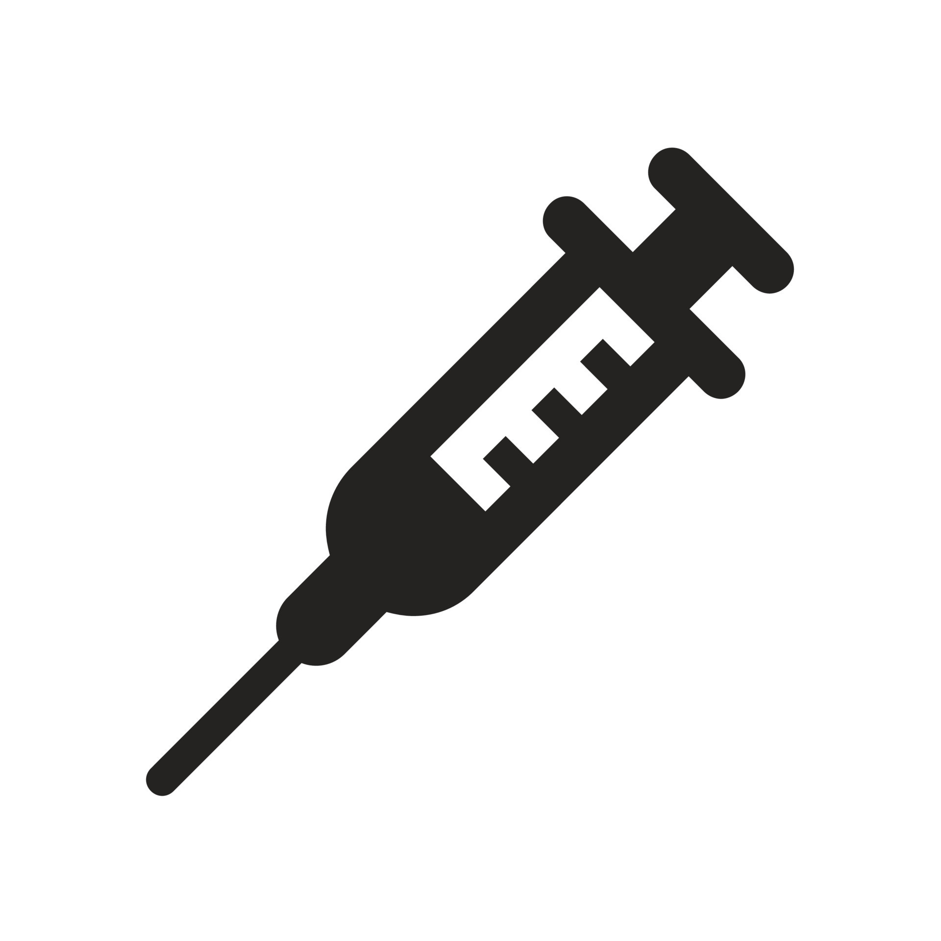 syringe silhouette illustration, icon 7796138 Vector Art at Vecteezy