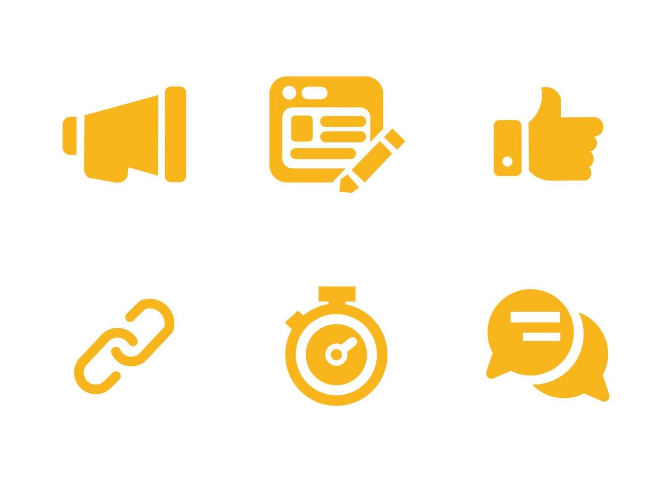 vector design communication technology shape icon set