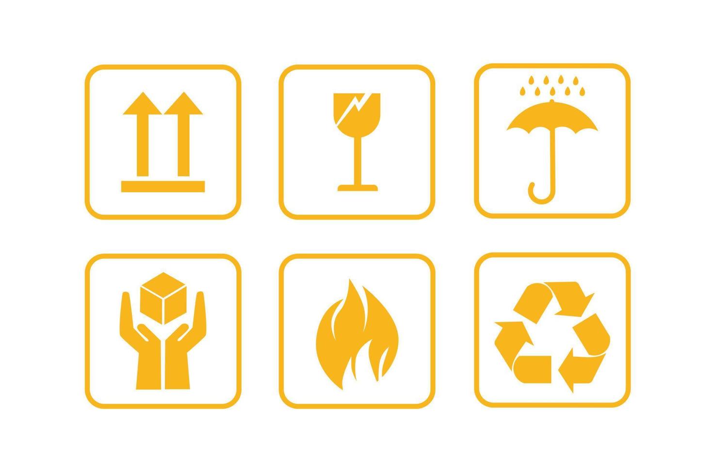 vector design, product box quality security icon set