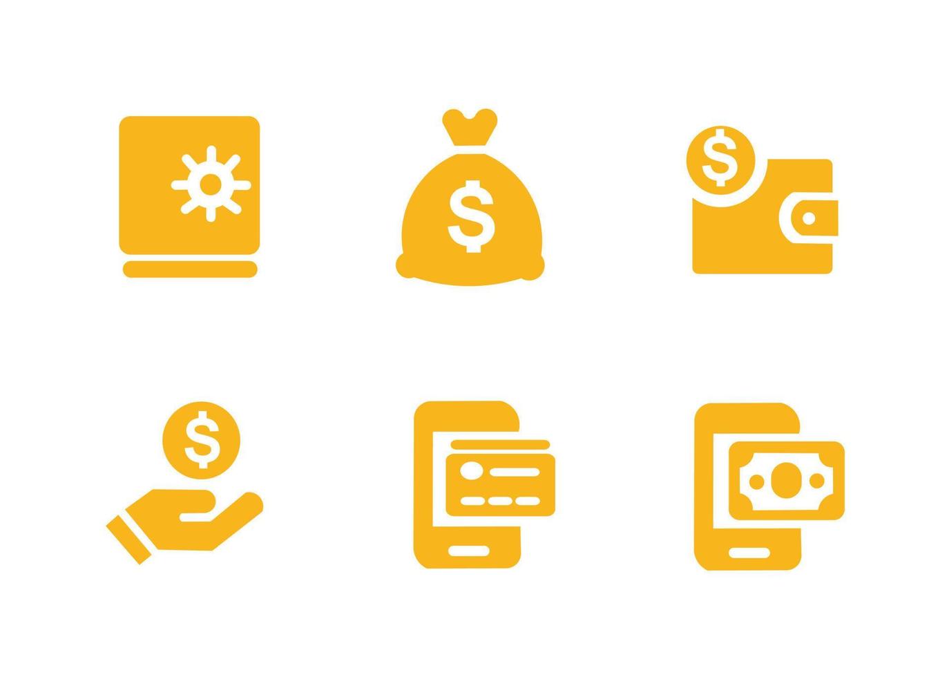 vector design, financial shape icon set, business improvement and idea