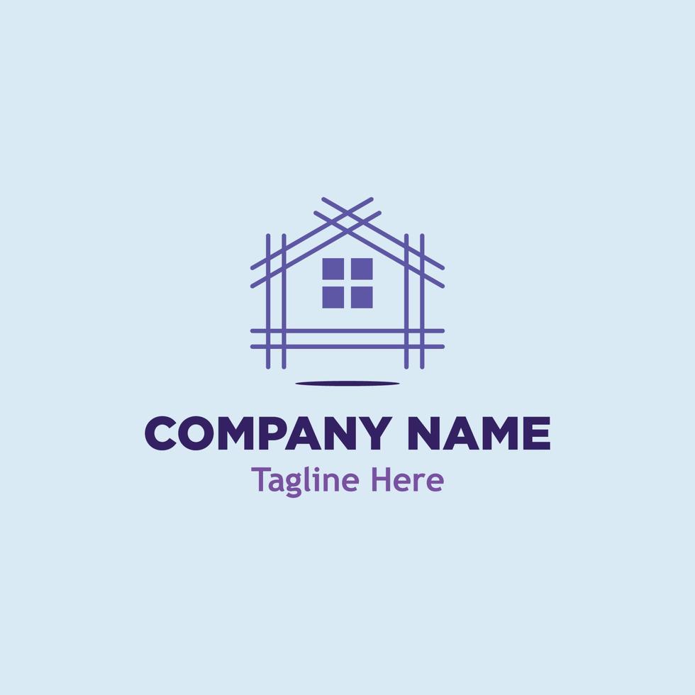 real estate concept house home logo vector