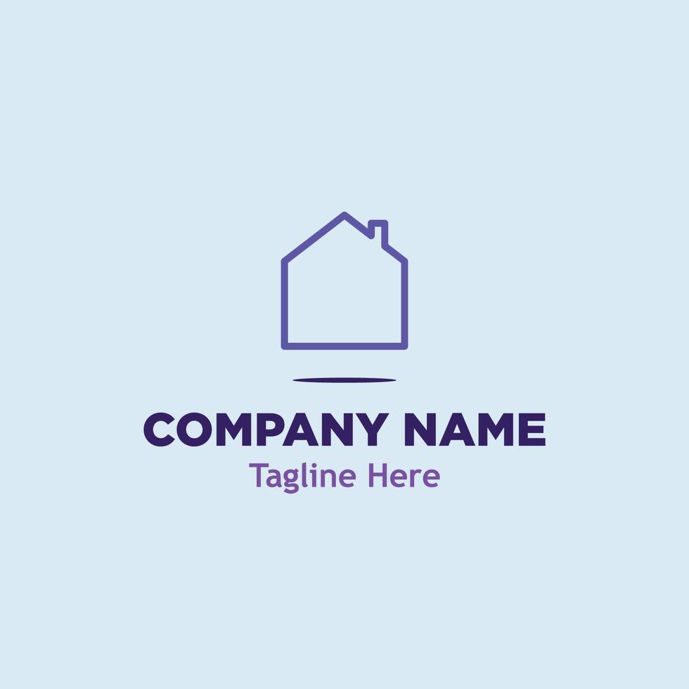 real estate concept house home logo vector