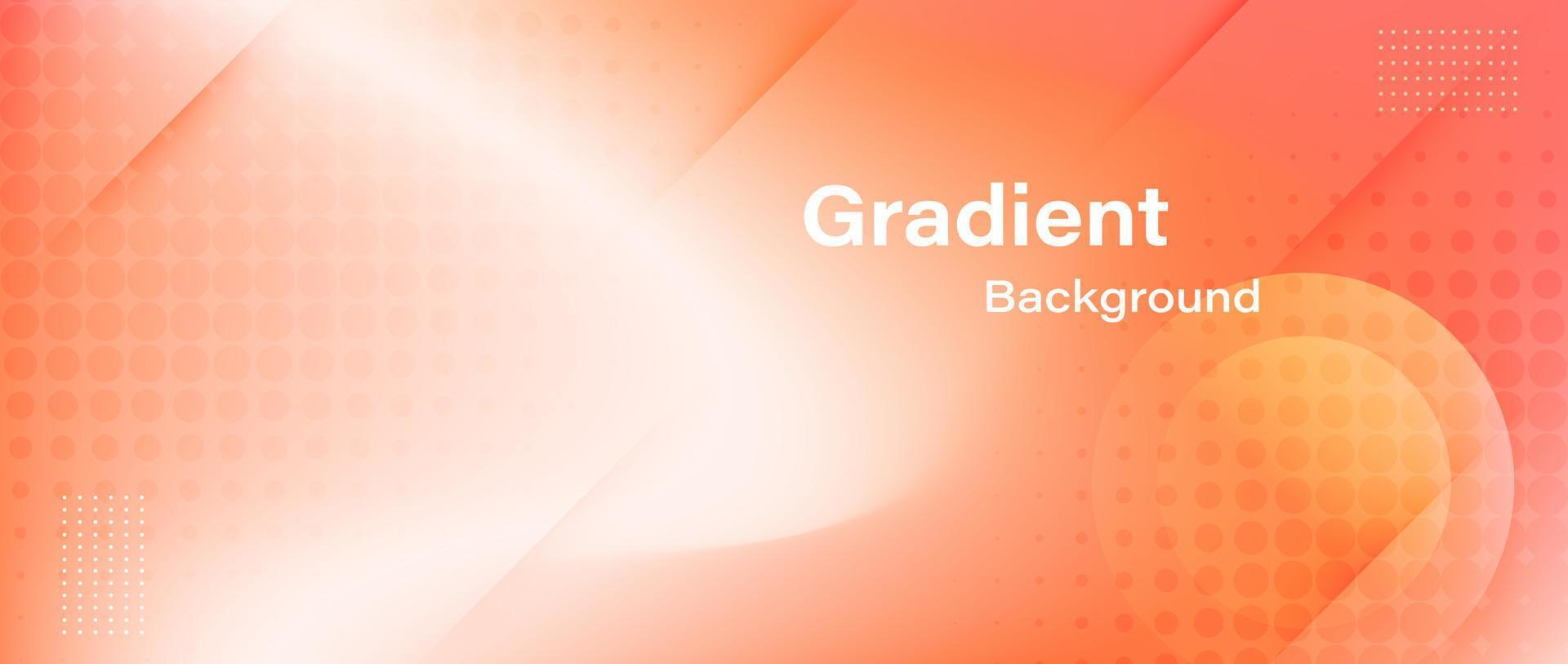 Abstract orange modern background gradient color. vector