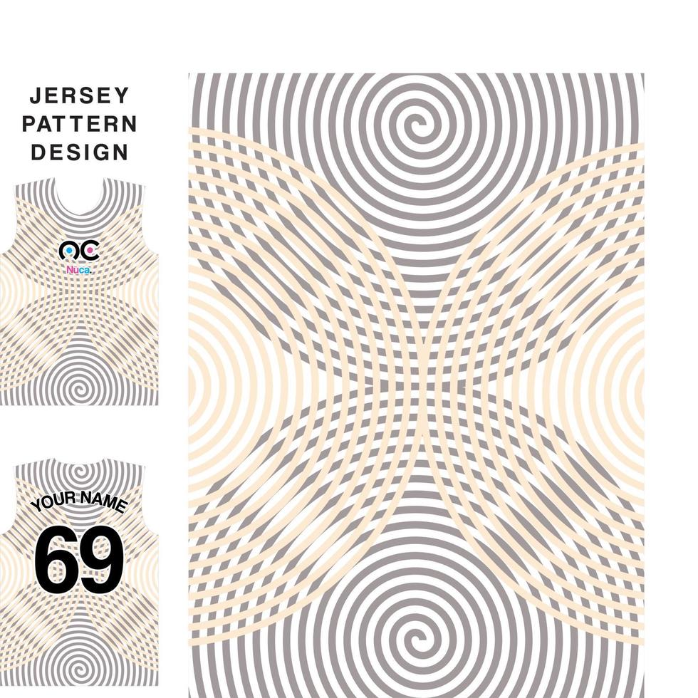 plantilla de patrón de jersey de vector de concepto abstracto para imprimir o sublimar uniformes deportivos fútbol voleibol baloncesto e-sports ciclismo y pesca vector libre.