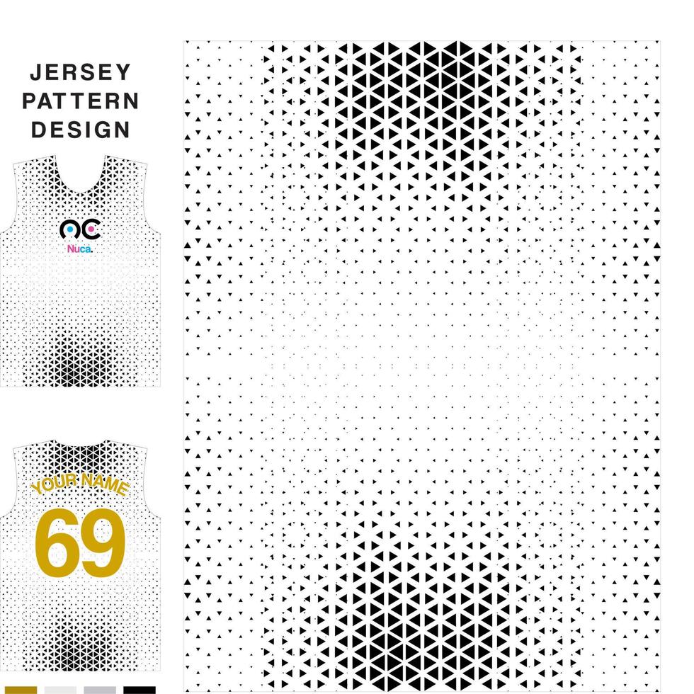 plantilla de patrón de jersey de vector de concepto abstracto para imprimir o sublimar uniformes deportivos fútbol voleibol baloncesto e-sports ciclismo y pesca vector libre.