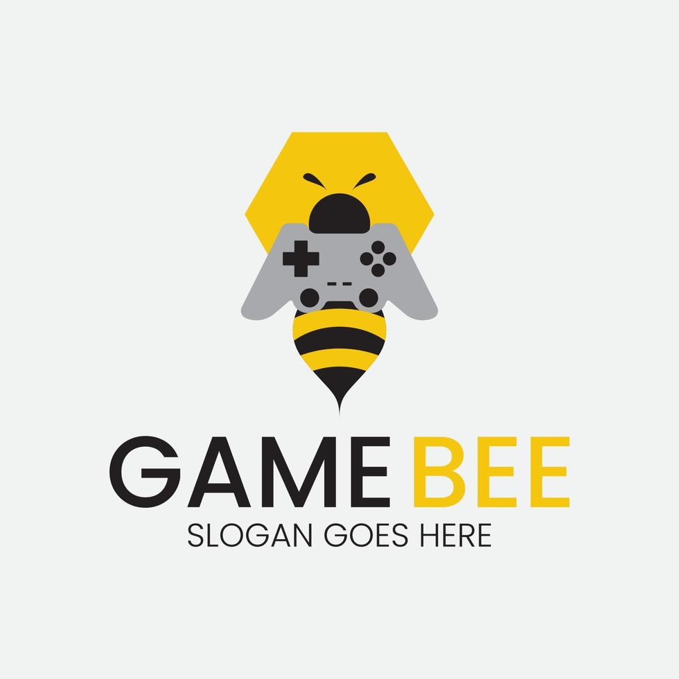 Honeycomb bee logo and symbol vector image