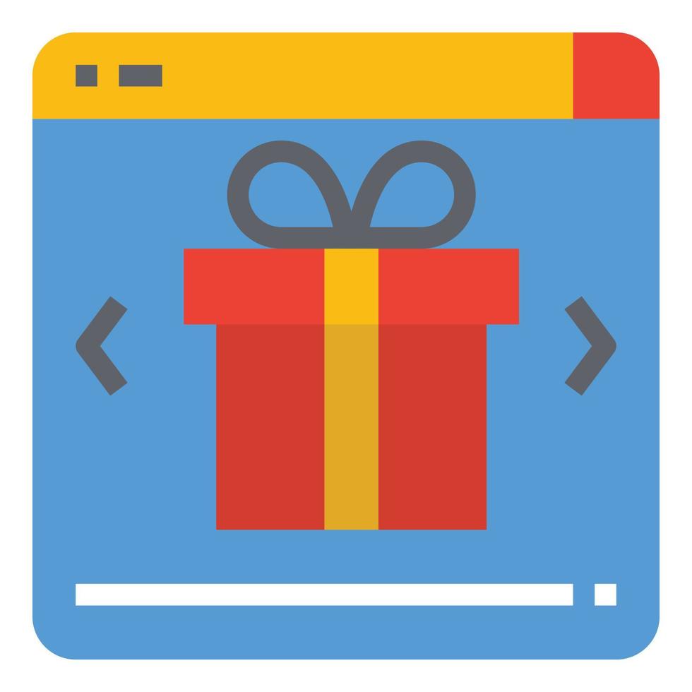Gift Icon Vector Illustration .