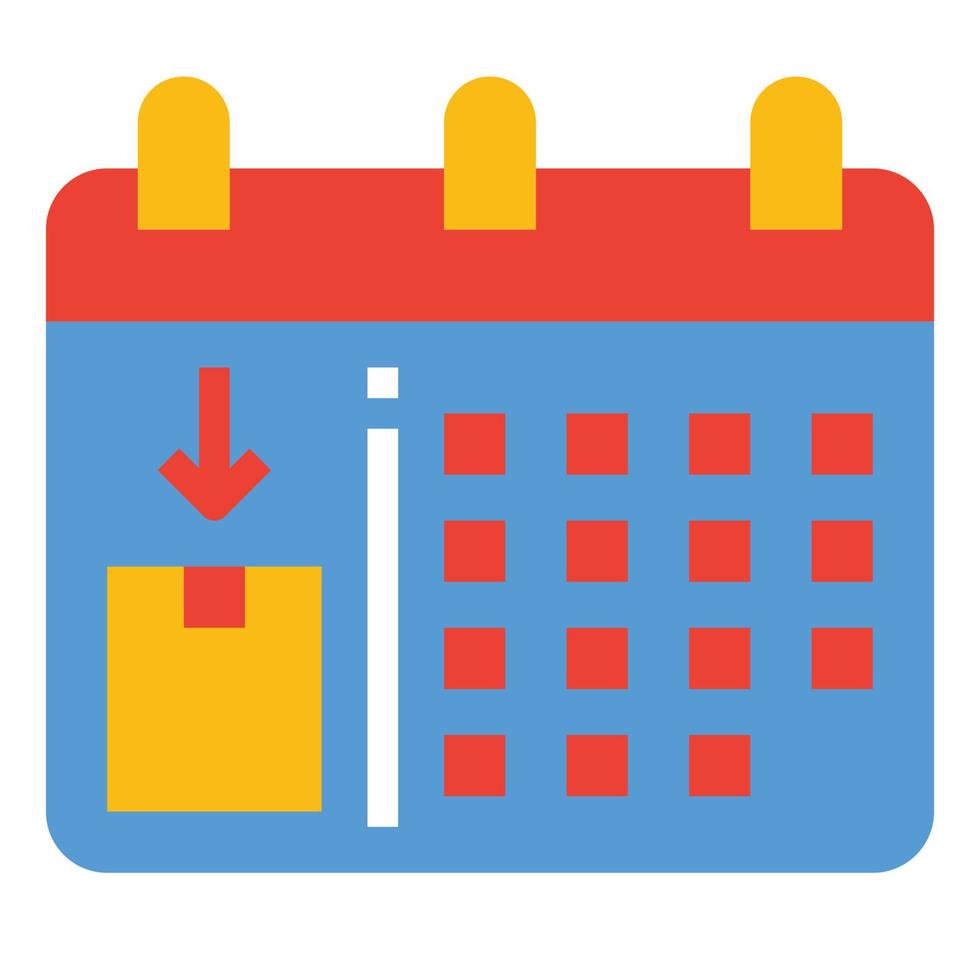 Calendar Online Icon Vector Illustration .