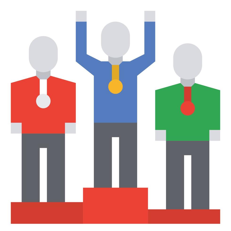 People Competition Icon Vector Illustration .
