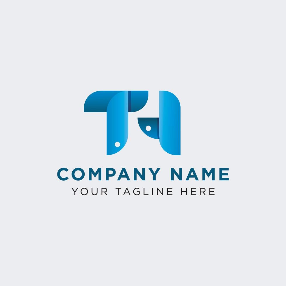 Initials TT Fish Logo vector