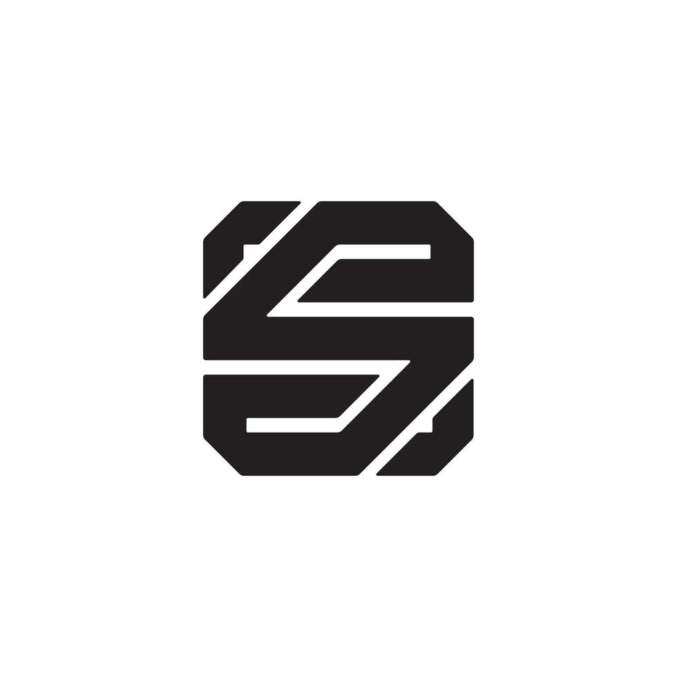Letter S Monogram Logo vector