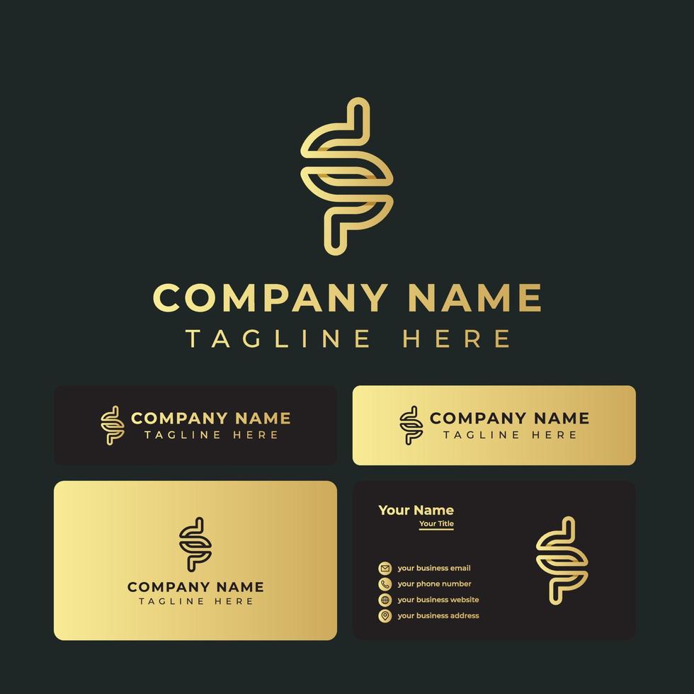 Letter DP or PD Monogram Logo vector