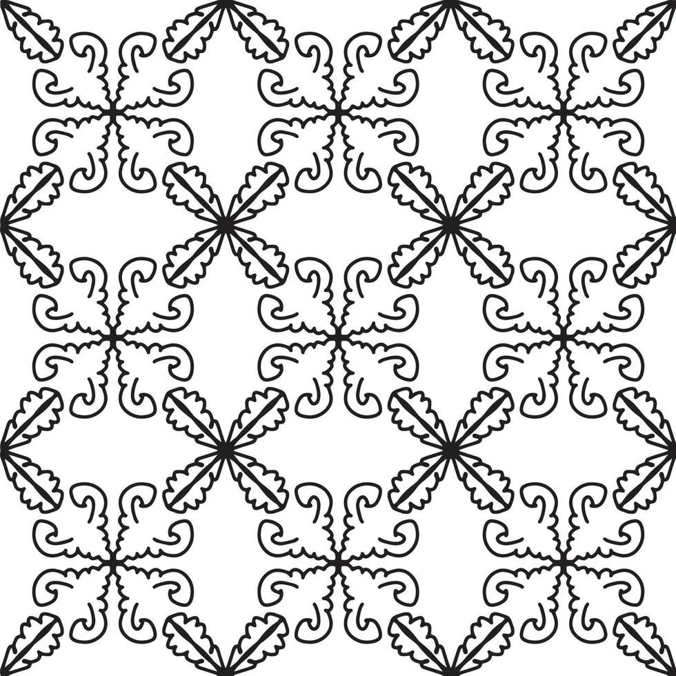 Seamless abstract geometric hand drawn pattern. vector