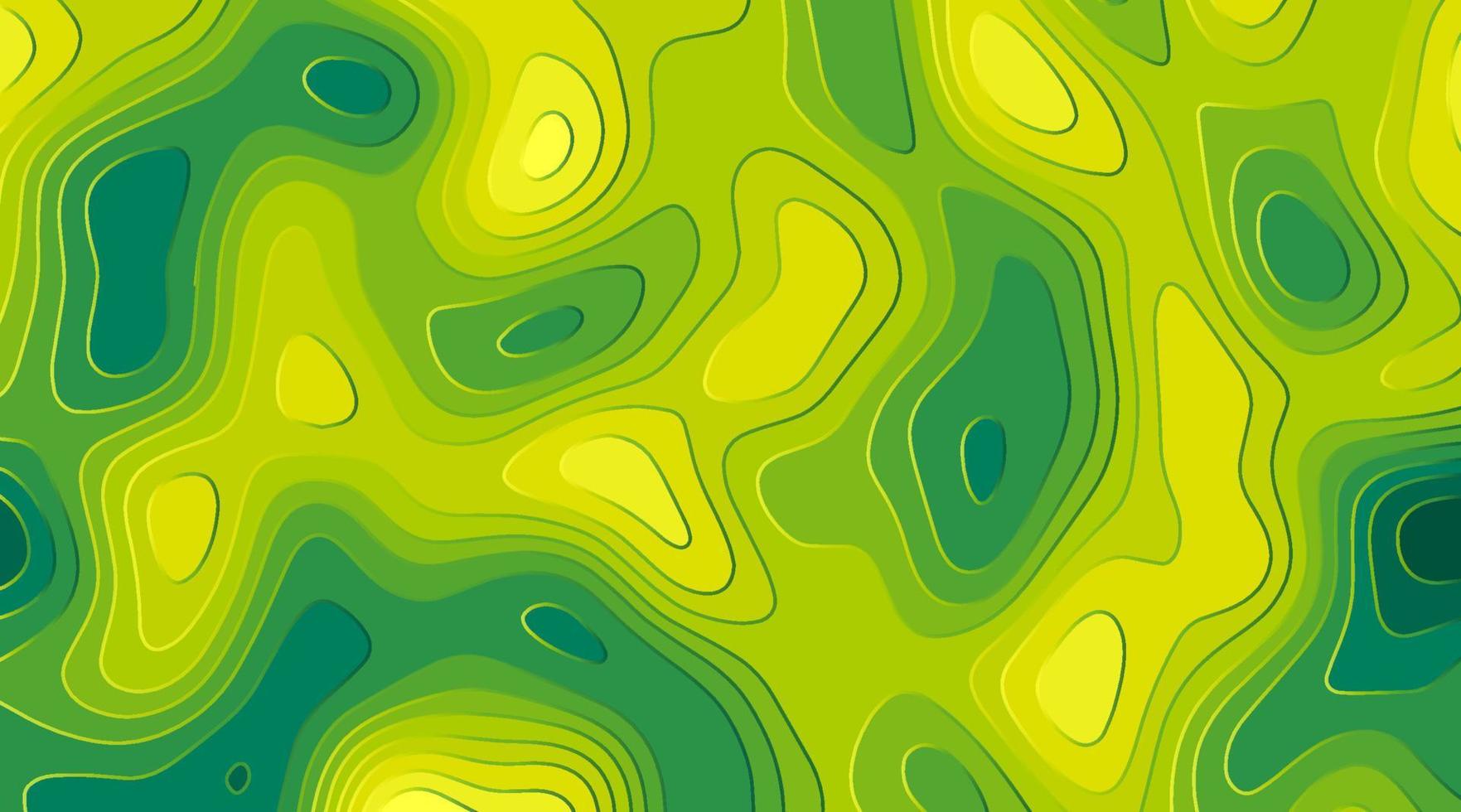 Abstract of green geometric background,countour style vector