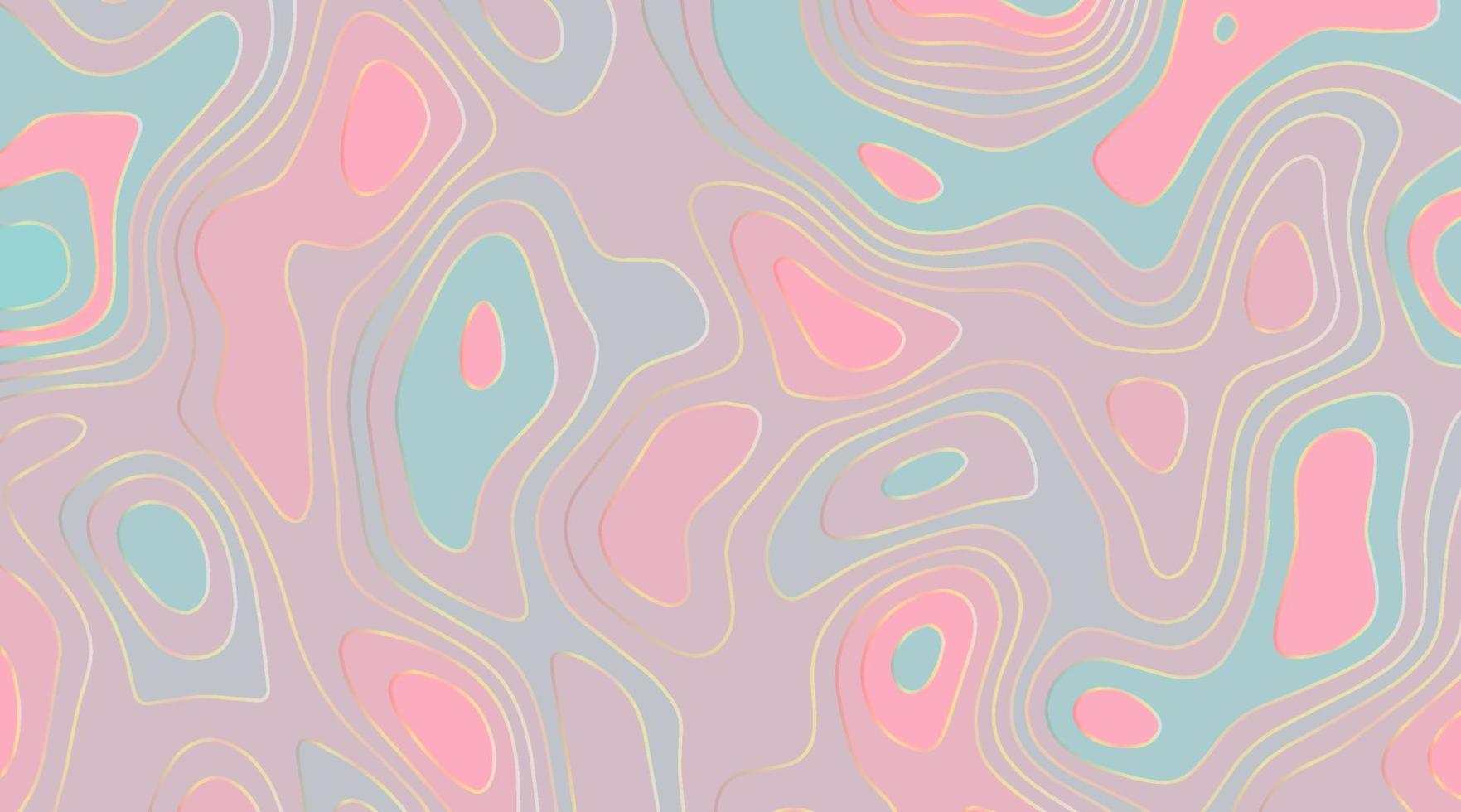 Abstract of pink and blue geometric background,countour style vector