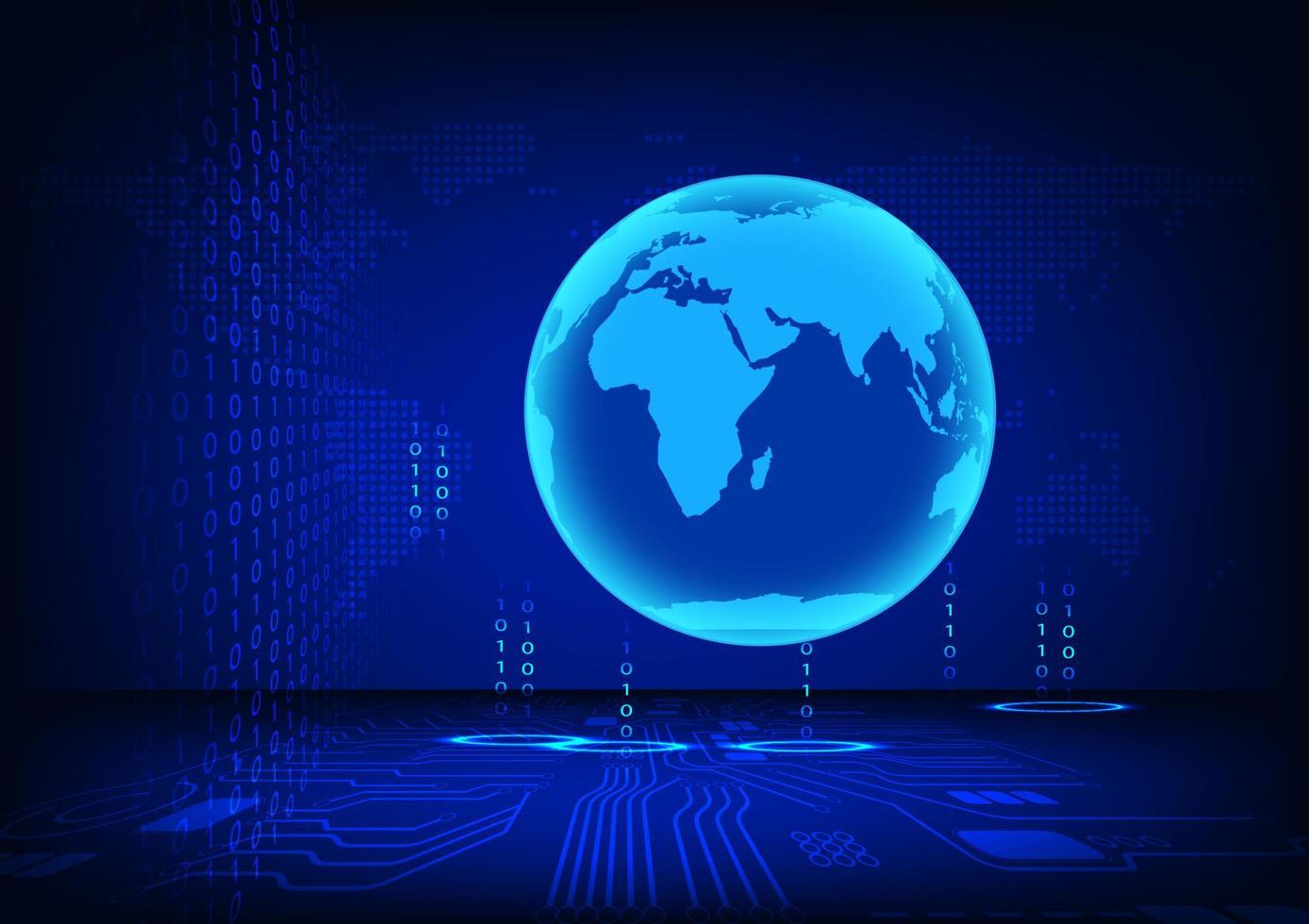 graphics design concept hitech technology network connection future futurist connection communication vector illustration