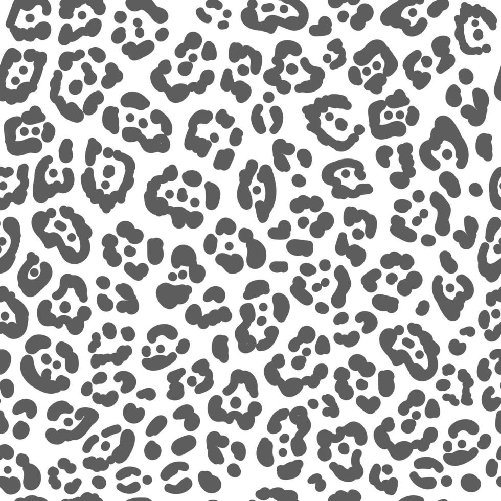 Leopard seamless pattern. Vector african background. Wild animal wallpaper
