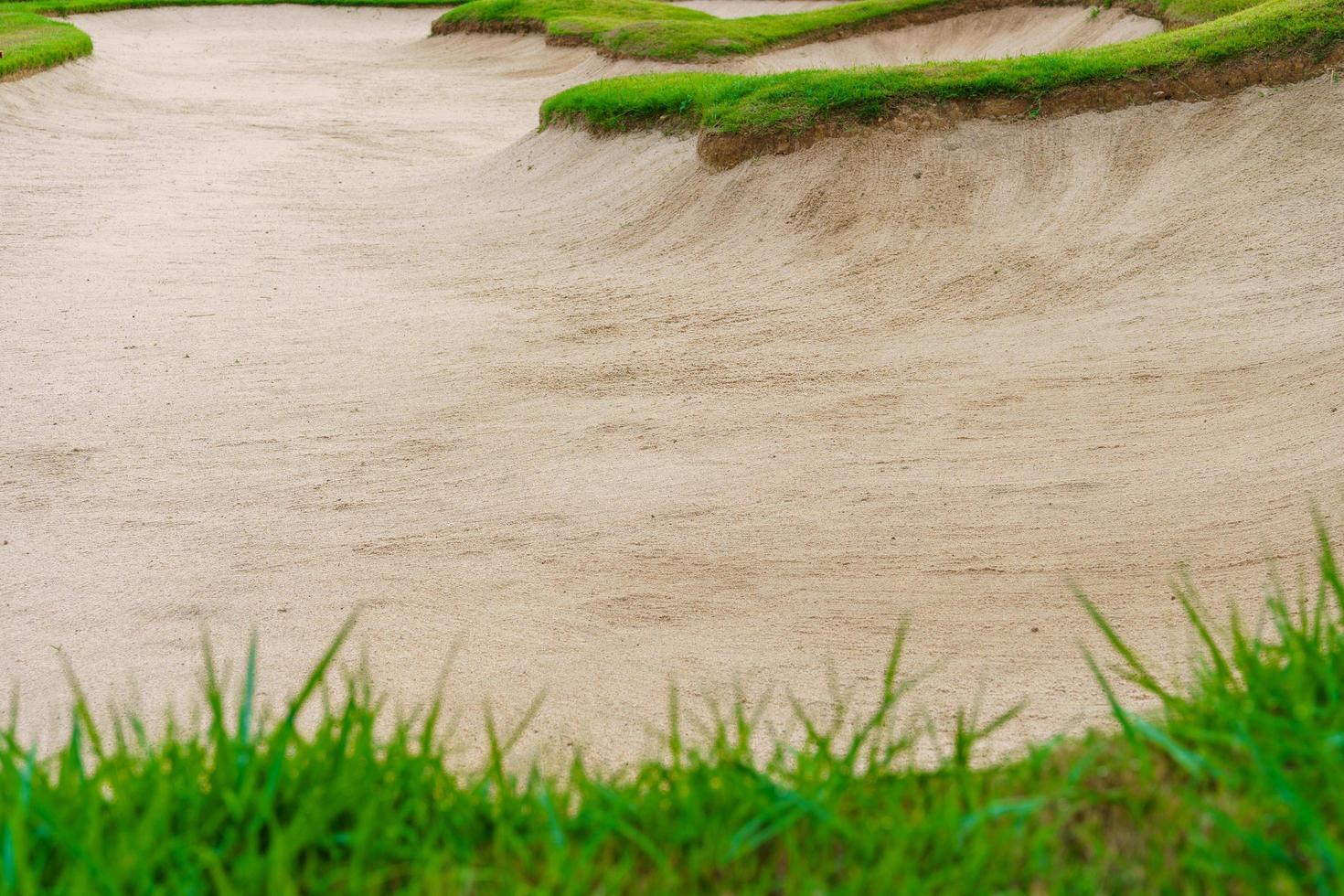 sandpit bunker golf course backgrounds photo