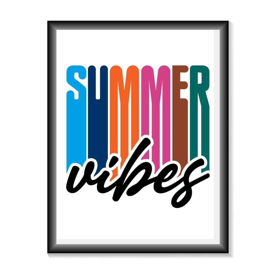 Summer T-shirt vector, Summer svg design vector T-Shirts, Mugs, Bags, Poster and Cards