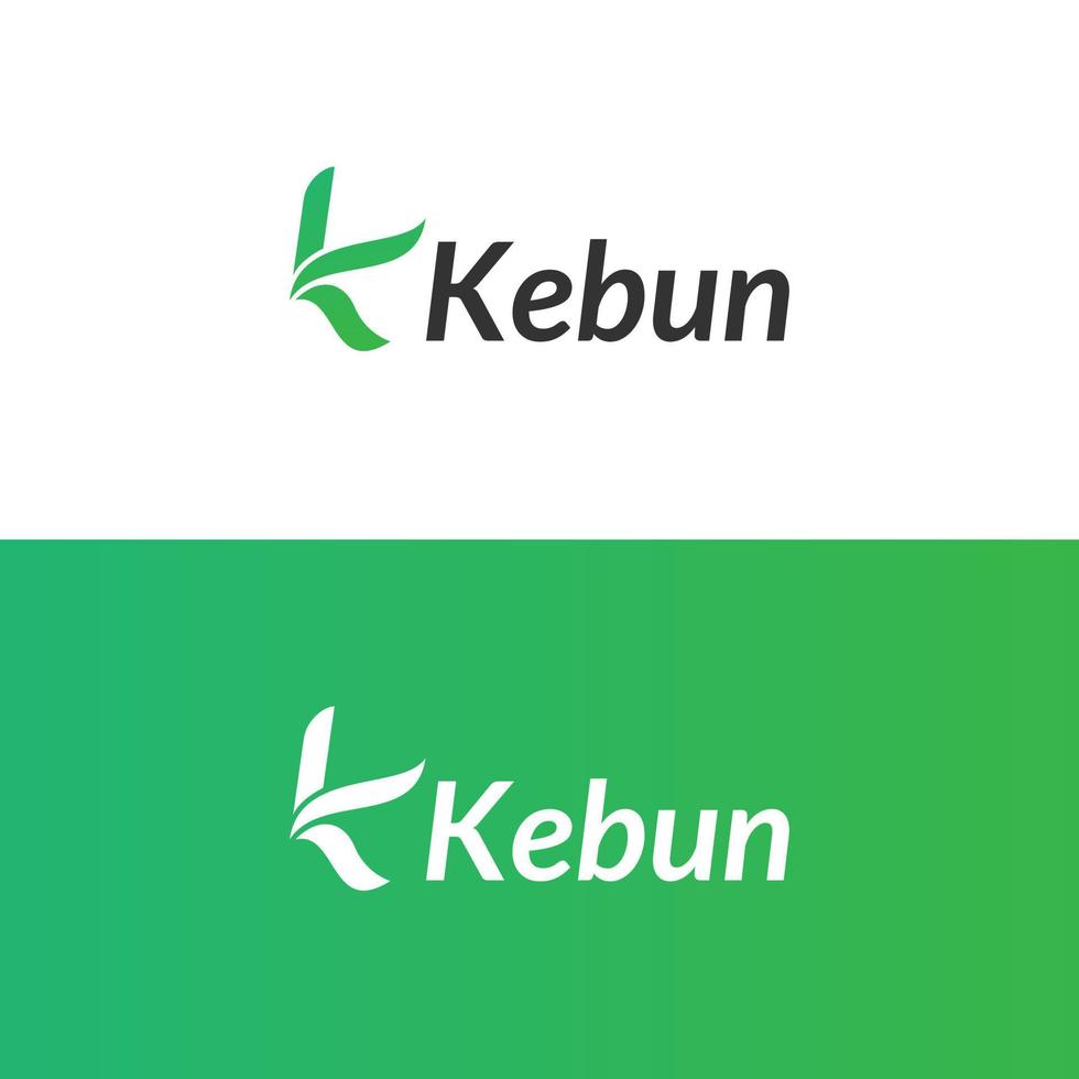 vector de diseño de logotipo de letra k minimalista moderno simple